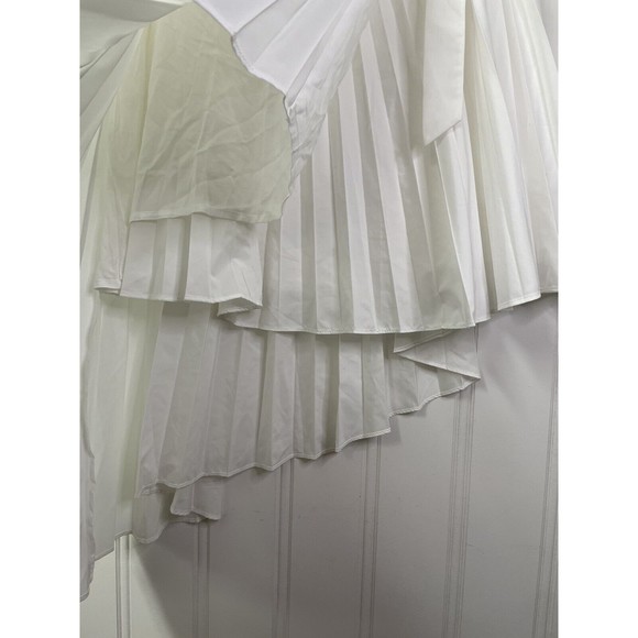 Anthropologie Maeve Pleated Asymmetrical Wrap Skirt, Size 10 NWT - Picture 5 of 12